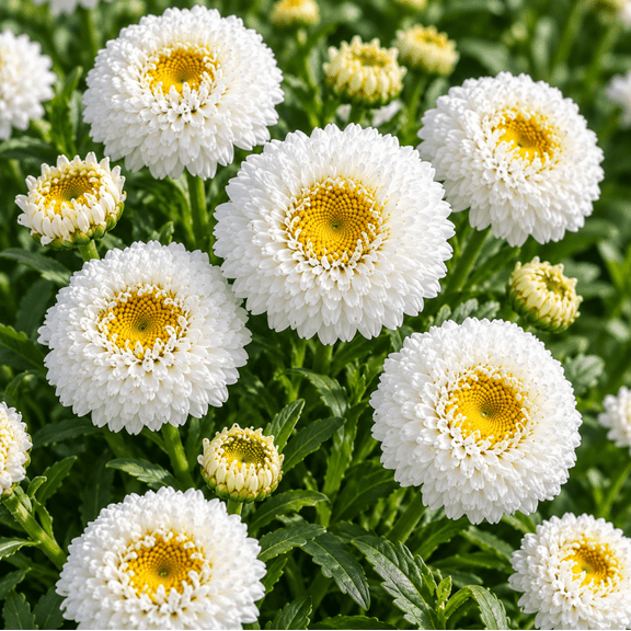 Rare Shasta Daisy Plug 2-4 Inch Tall, White Daisy Flower, Daisy Live Plant for Planting