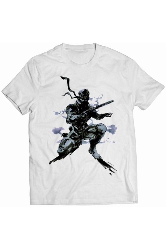 Rare Solid Snake Metal Gear Premium Unisex T-shirt (vectorized Design)