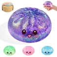 thumbnail image 1 of Rare Style Sugar Dumpling Squishy,Glitter Squishies Dumpling, Slow Rising Stress Relief Squeeze Toys with Glitter, Kawaii Bun Shape Sensory Fidget Toys for Teens Adults, Anxiety Relief Desk Toys Gift, 1 of 8