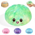 thumbnail image 1 of Rare Style Sugar Dumpling Squishy,Glitter Squishies Dumpling, Slow Rising Stress Relief Squeeze Toys with Glitter, Kawaii Bun Shape Sensory Fidget Toys for Teens Adults, Anxiety Relief Desk Toys Gift, 1 of 6