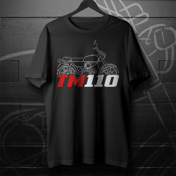 Rare TM 110 1976-1987 - Motorcycle T-Shirt for Riders