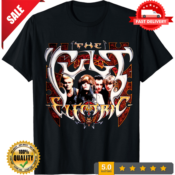 Rare The Cult - Electric Official Licensed T-Shirt, LIMITED EDITION-TH65826