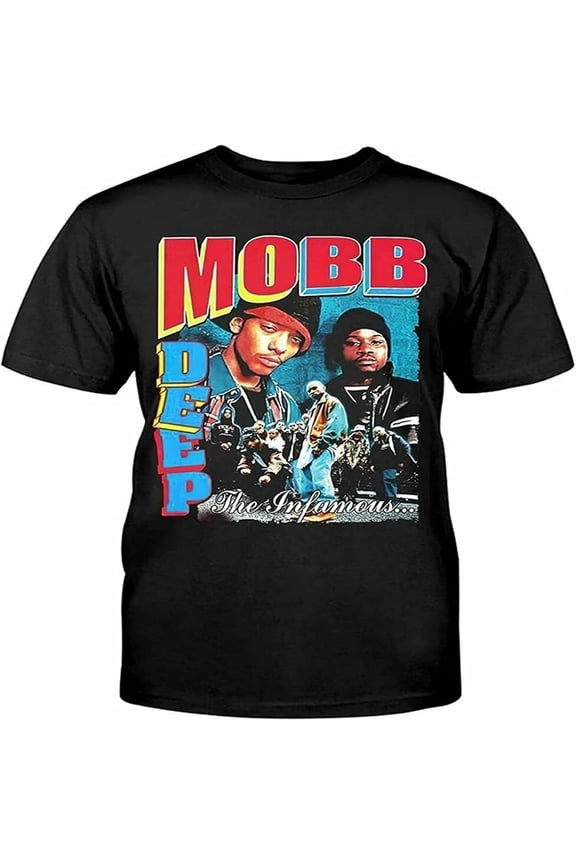 Rare The Infamous - Mobb Deep - The Infamous Full Size Unisex T-Shirt LH215