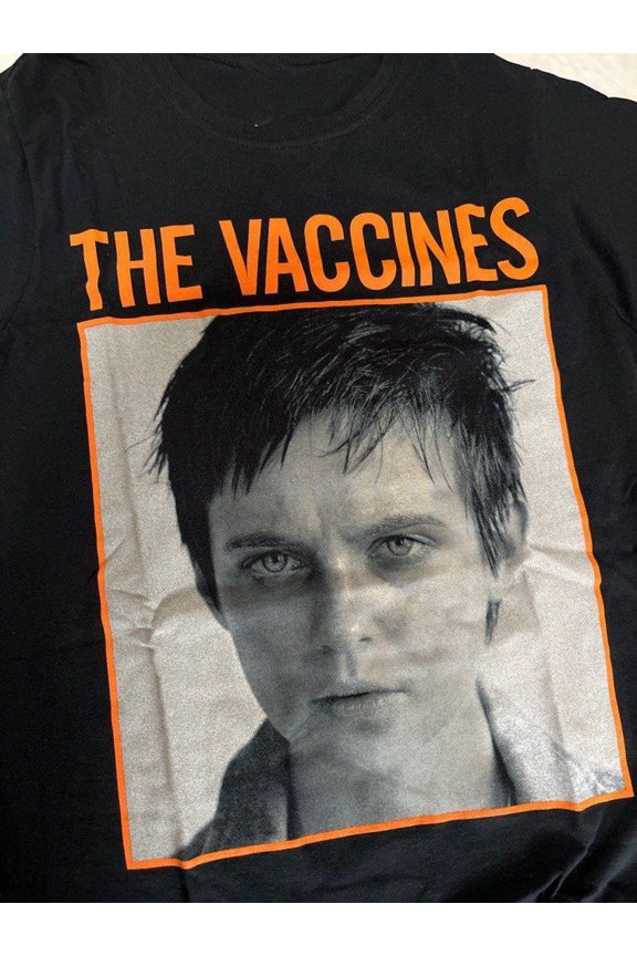 Rare! The Vaccines Band Black Cotton Shirt Unisex S to 5XL TR357