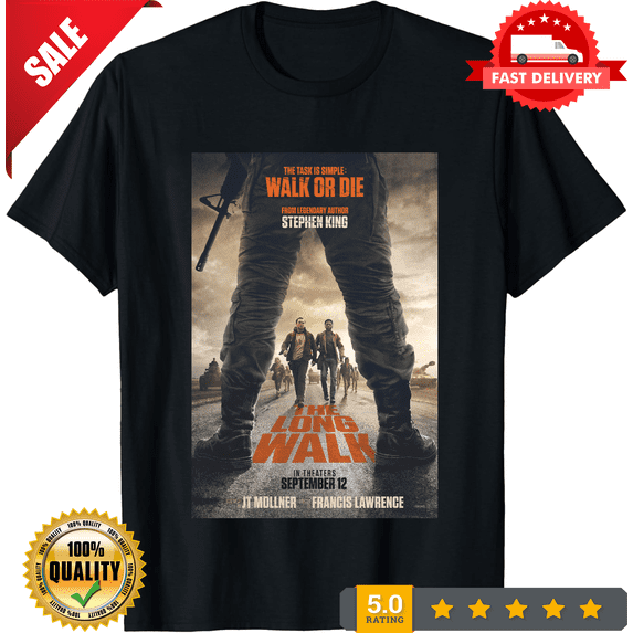 Rare The long walk Unisex classic tee, CROWD FAVORIT-TH70166
