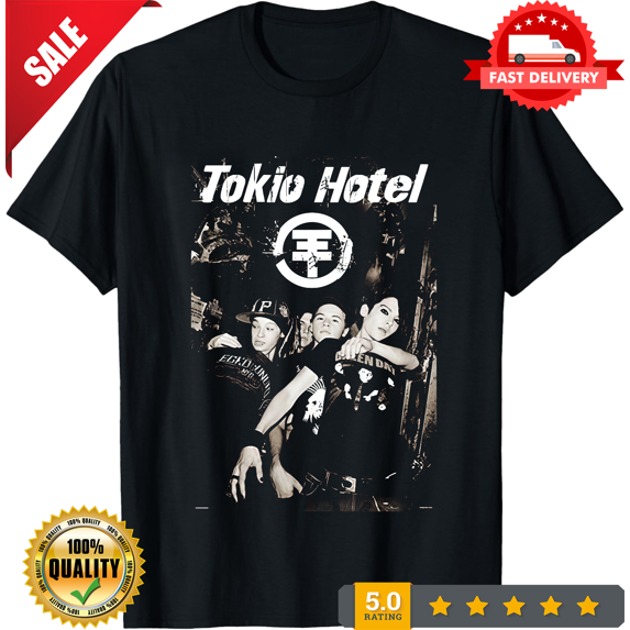 Rare Tokio Hotel band T-shirt poster Black Short sleeve All sizes 1U49, NEW TRENDING ITEM-TH71260