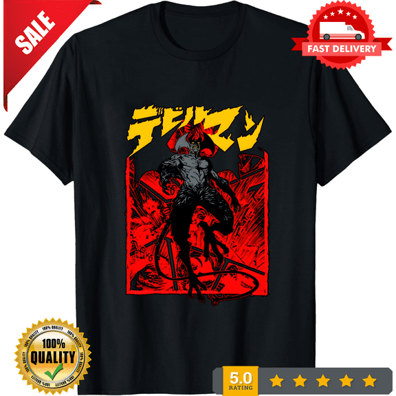 Rare Unisex T-shirt Devilman Crybaby,Akira Fudo,Ryo Asuka,Manga,Japanese,New 2022, ULTRA LIMITED-TH68320