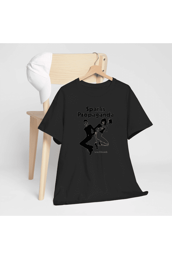 Rare Vintage 70s Sparks Band “ Propaganda 1974 Island Records Power Pop Band T-Shirt-TH66875