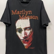 Rare Vintage 90S Marilyn Manson Promo Album Rock Band Unisex Tshirt