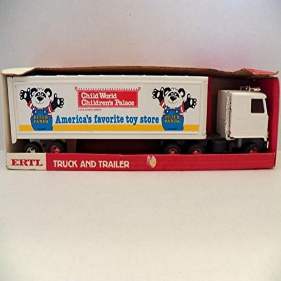 Rare Vintage ERTL Child World Children's Palace Truck and Trailer #9560-10D0