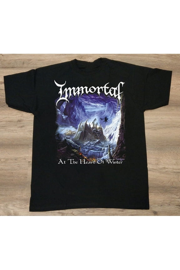 Rare Vtg Immortal Band Black Color Size S-5XL T Shirt Gift For Fan BT104