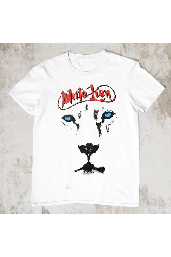 Rare White Lion Pride T-shirt Gift For Fans Unisex S-235XL T-Shirt 4H641