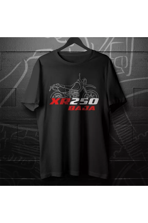 Rare XR250 Baja 1995-2003 - Motorcycle T-Shirt for Riders