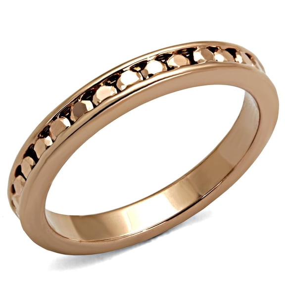 RareGem Rose Gold Brass Ring