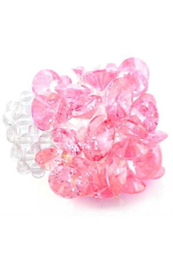 LO658 - Stone Ring with AAA Grade CZ in Rose