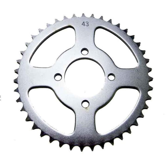 Rareelectrical 43T Rear Sprocket 520 Chain Kawasaki LT 160 / LT 230 / LT 250 / LT-F 230 / 85-08