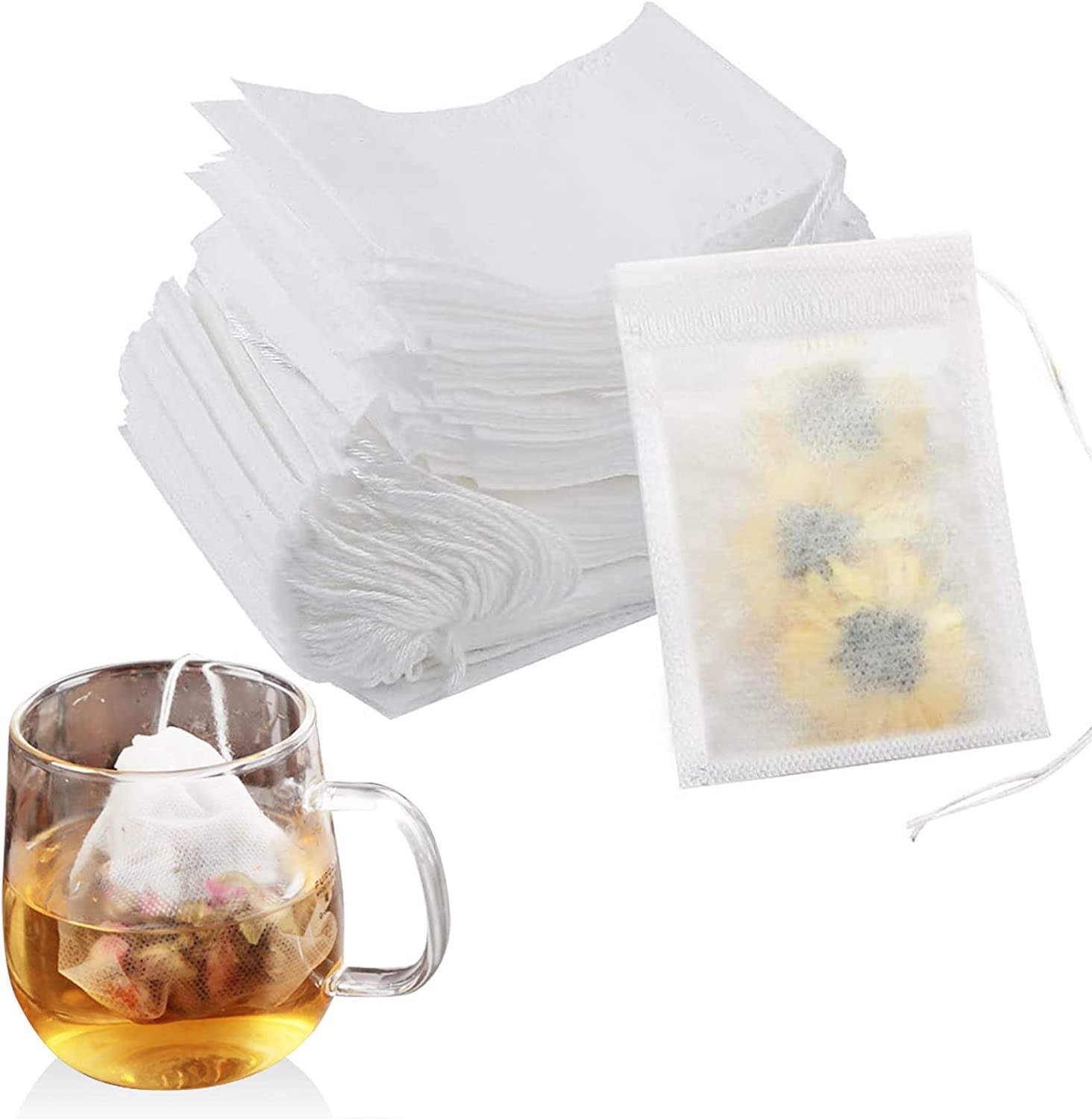 Rarida 8cm x 10cm Drawstring Tea Filters, Perfect for Loose Leaf ...