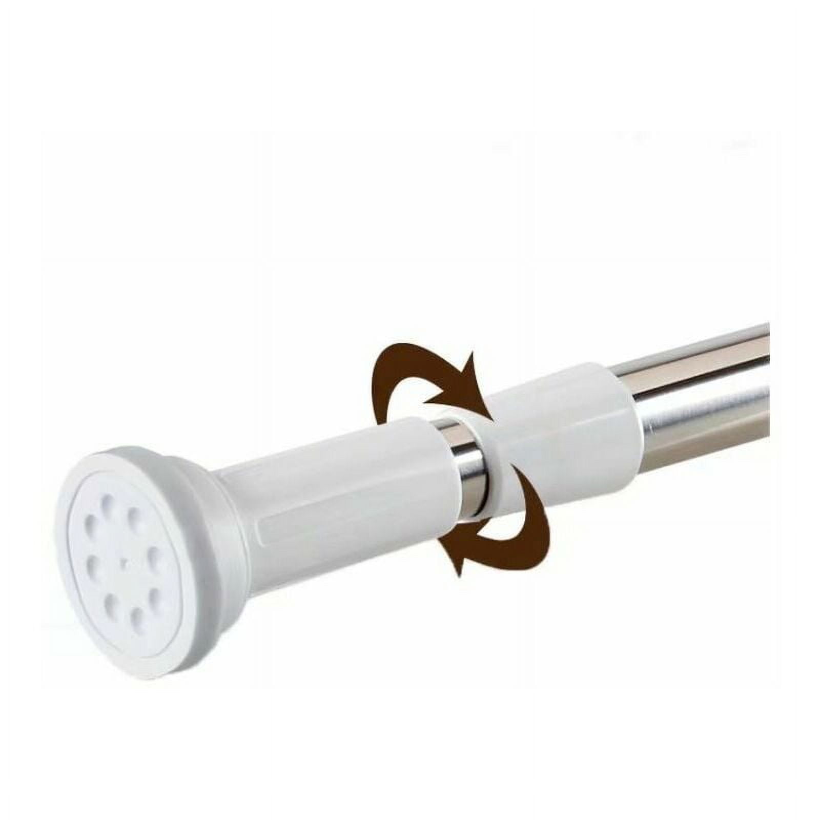 Rarida No-Tool Extension Bar for Seamless Installation Drill-Free Curtain Rod, Adjustable Shower Pole