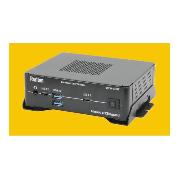 Raritan Enhanced User Station - 4 Computer(s) - 4K - 4096 x 2160 - 60 Hz - 2 x Network (RJ-45) - 6 x USB - 1 x HDMI - Rack-mountable, Desktop - 1 x DisplayPort