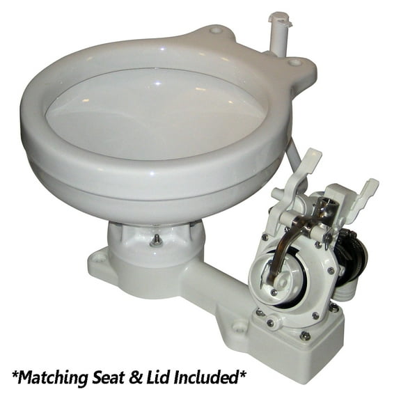 Raritan Fresh Head - Fresh Water Flush - Manual - Marine Size - Right... [25M00]