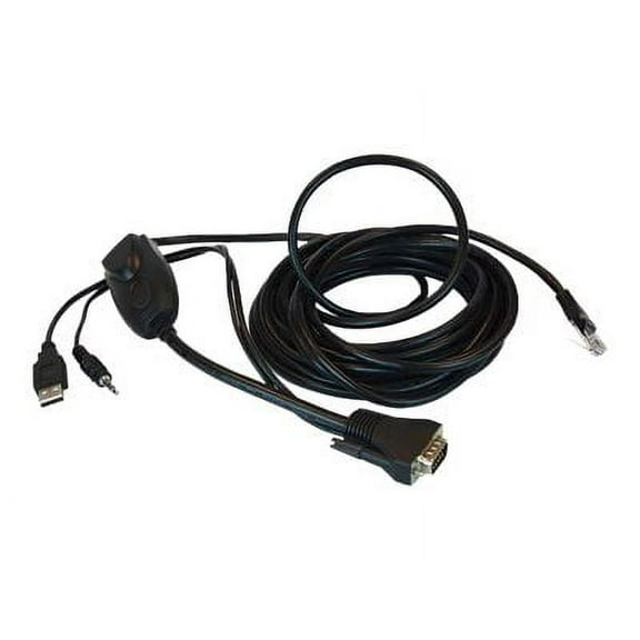 Raritan MDUTP40-VGA LEGRAND-RARITAN INTEGRATED KVM CABLE FOR VGA, USB AND AUDIO, 4 METERS (12 FT), A