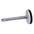 thumbnail image 1 of 6" White and Silver Marine Toilet Piston Rod Yoke with O-Ring, 1 of 2