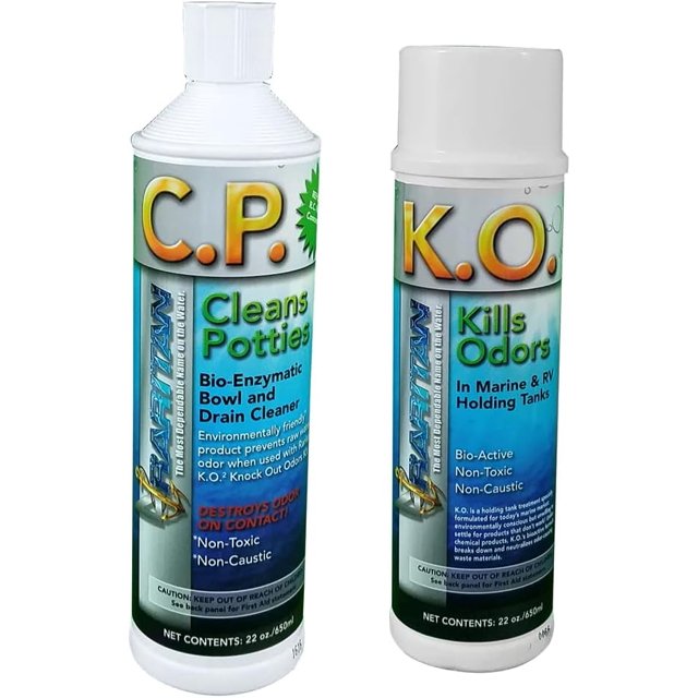 Raritan Potty Pack w/K.O. Kills Odors & C.P. Cleans Potties 1 of Each