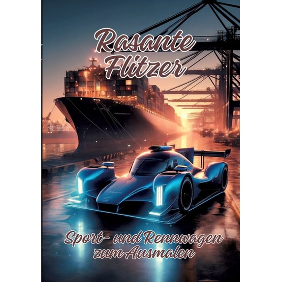 Rasante Flitzer: Sport- und Rennwagen zum Ausmalen, (Paperback)