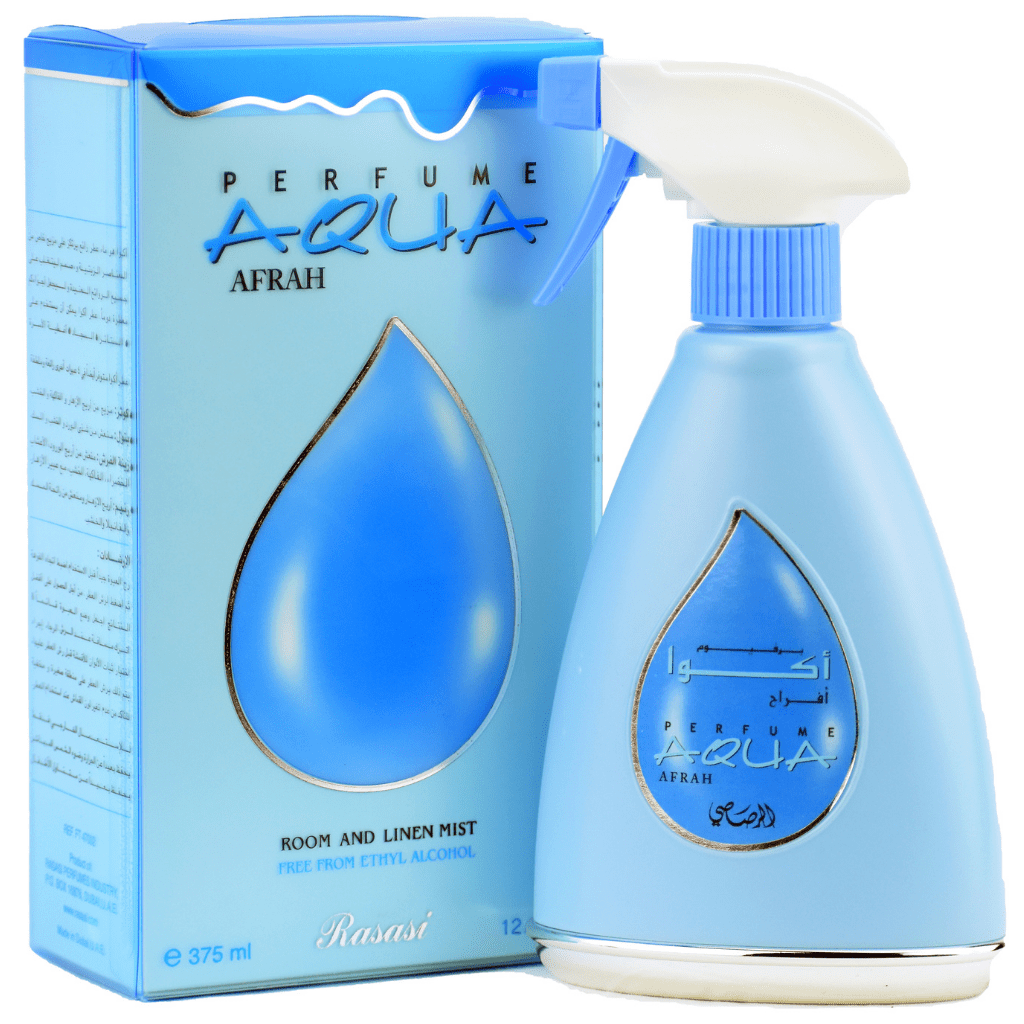 Rasasi Aqua Afrah Air Freshener Spray with Natural Scent - 375 ML (12.6 oz)