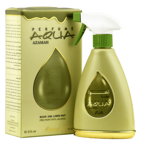 Rasasi Aqua Azamah Air Freshener Spray with Natural Scent - 375 ML (12.6 oz)