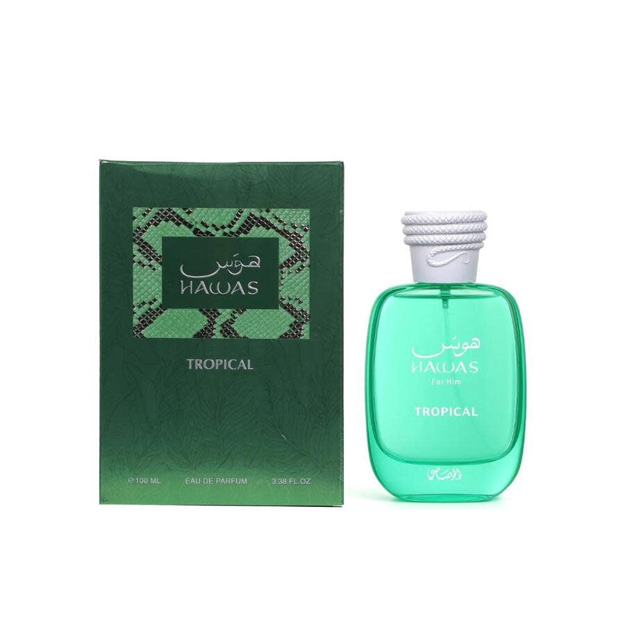 Rasasi Men's Hawas Tropical EDP Spray 3.3 oz Fragrances 614514464441