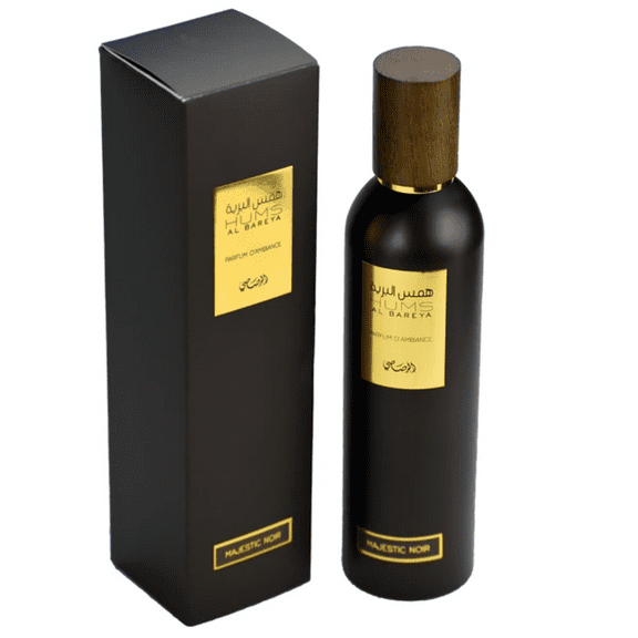 Rasasi Hums Al Bareya Majestic Noir Air Freshener Spray with Natural Scent - 250ml (8.4 oz)