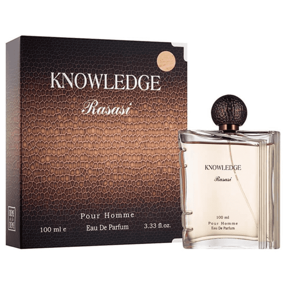 Rasasi Knowledge Eau de Parfum EDP Spray for Men 3.4 oz / 100ml NEW