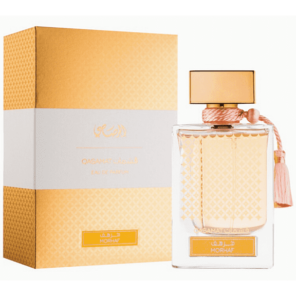 Rasasi Qasamat Morhaf Eau De Parfum Natural Spray, Unisex Perfume - 65 ML (2.1 oz)