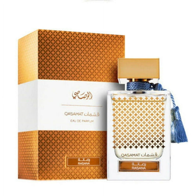 Rasasi Qasamat Rasana Eau De Parfum Spray (Unisex) By Rasasi - 2.2 oz Rasasi Qasamat Rasana Eau De Parfum Spray (Unisex) By Rasasi - 2.2 oz