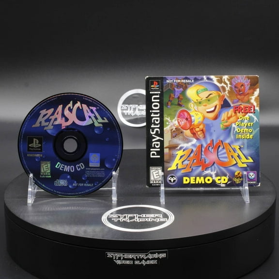 Restored Rascal [Demo Disc - Not For Resale] Sony PlayStation PS1 1998