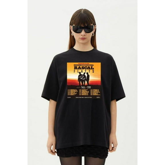 Rascal Flatts Return Life Is A Highway Tour Country T-Shirt, for men & women, up to size 5XL