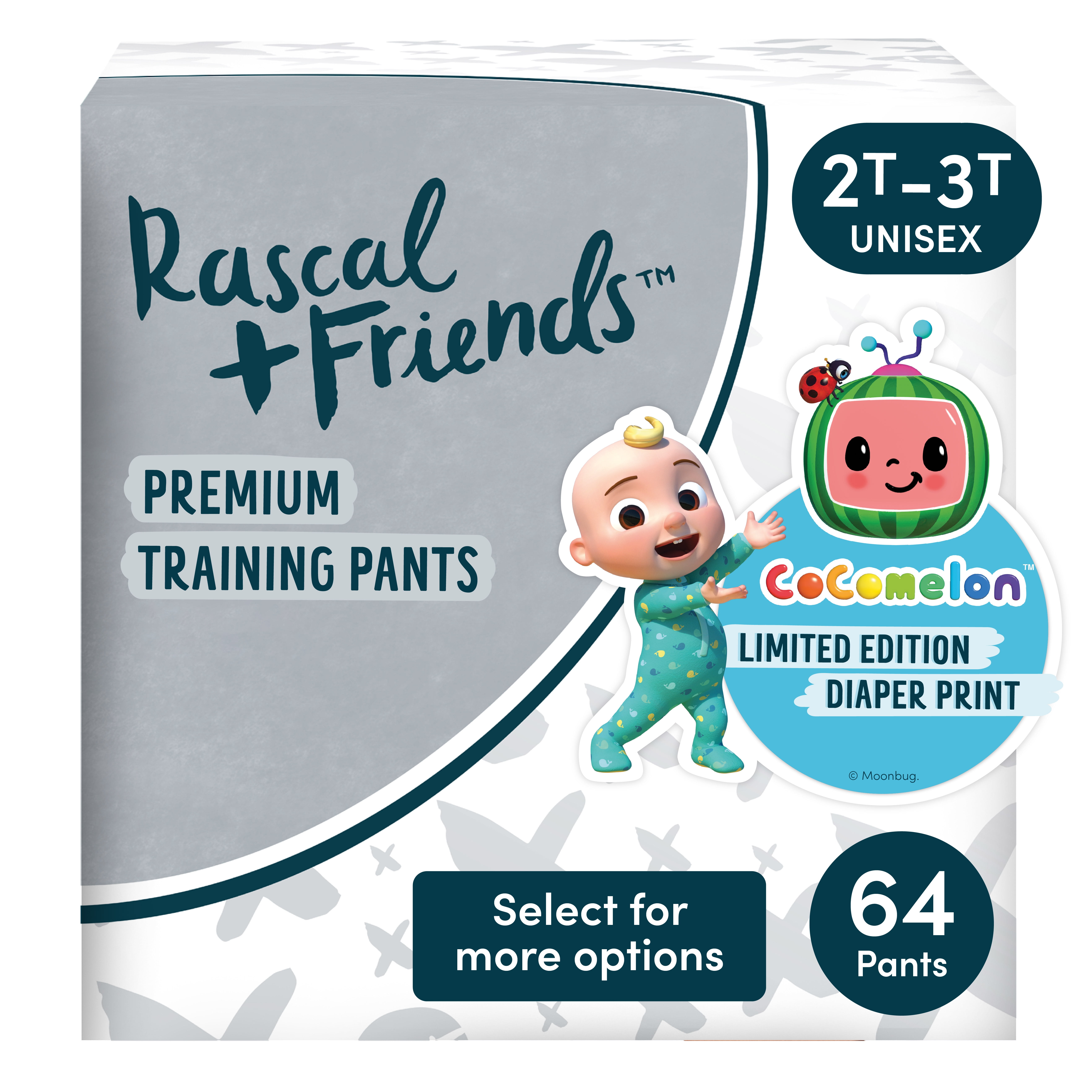Rascal + Friends Training Pants Edition Size 2T3T, 64 Count