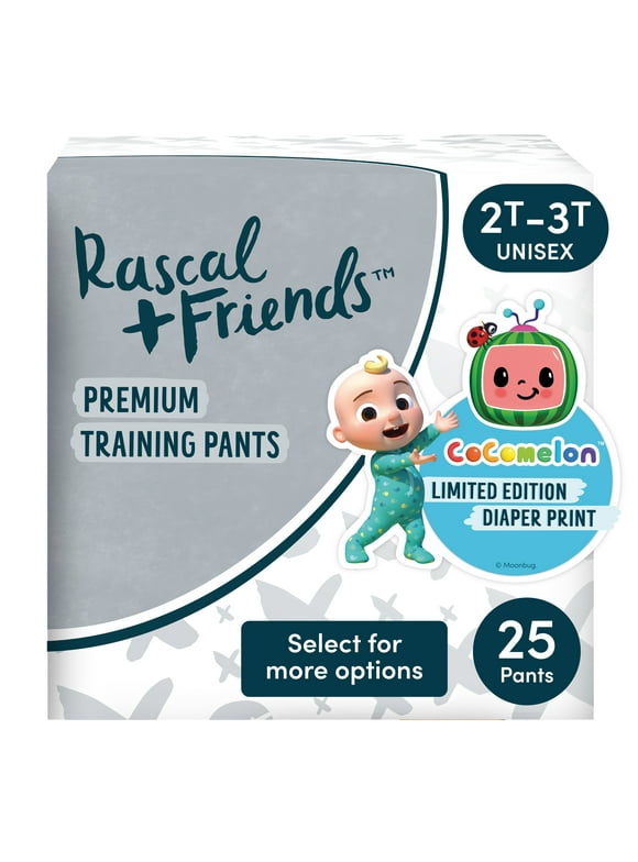 Rascal + Friends Training Pants Size 2T-3T 25 Count (Select for More Options)