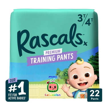 Rascal + Friends Training Pants Size 3T-4T 22 Count