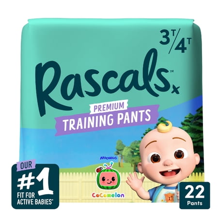 Rascal + Friends Training Pants Size 3T-4T 22 Count