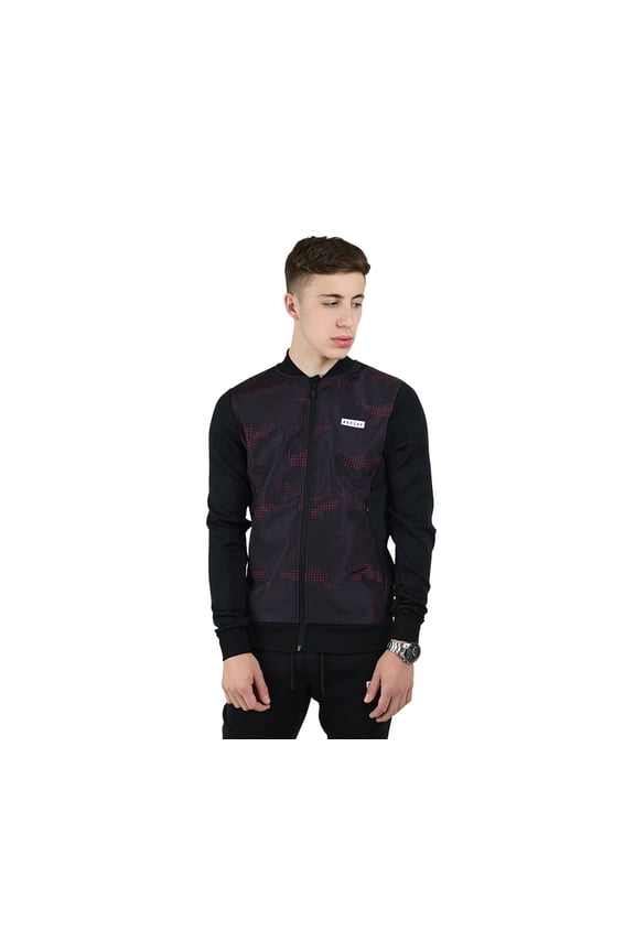 Garrison Full Zip Boys Jackets Size L, Color: Berry/Red