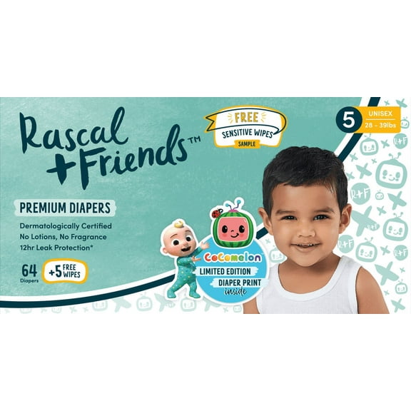 Rascals Diapers CoComelon Edition (Select for More Options)