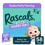 Rascals Premium CoComelon Absorbent Potty Training Pants 3T-4T, 58 Count