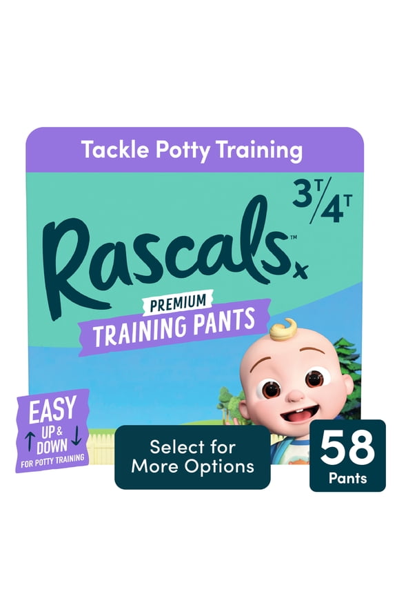 Premium CoComelon Absorbent Potty Training Pants 3T-4T, 58 Count