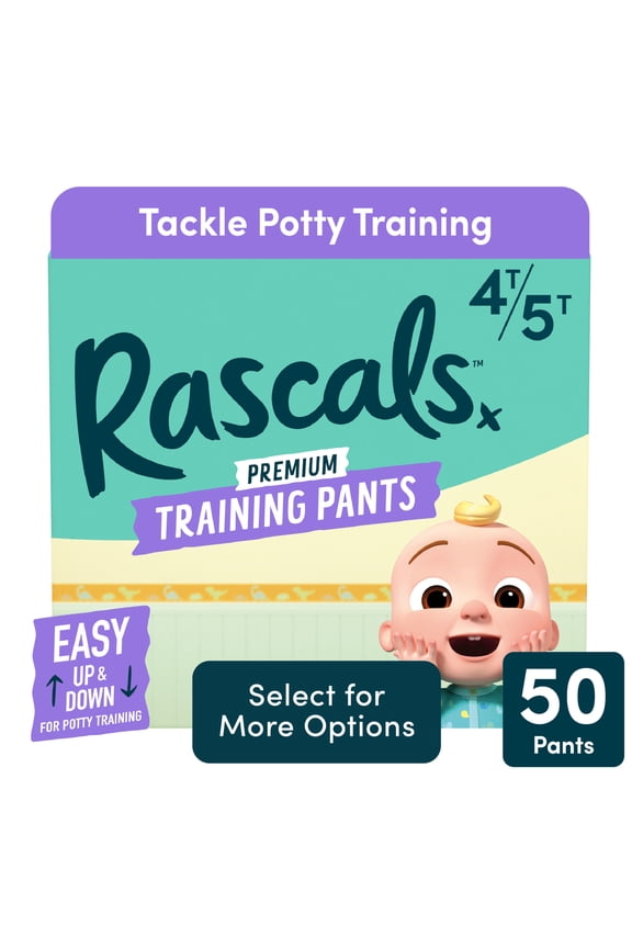 Premium CoComelon Absorbent Potty Training Pants 4T-5T, 50 Count