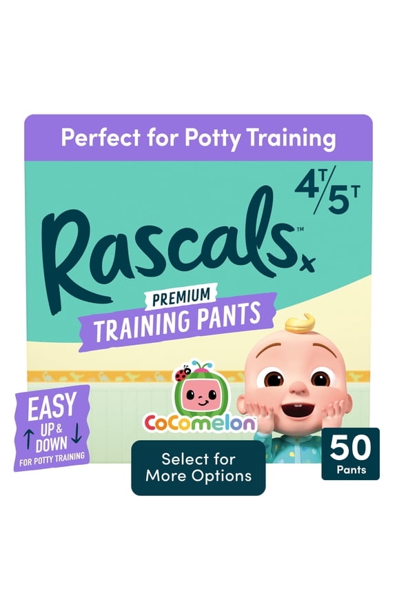 Premium CoComelon Absorbent Potty Training Pants 4T-5T, 50 Count