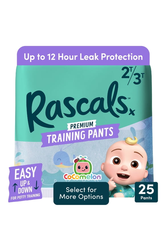 Premium CoComelon Absorbent Potty Training Pants 2T-3T, 25 Count