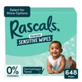 thumbnail image 1 of Rascals Premium Sensitive Alcohol Free Baby Wipes, 648 Count, 1 of 8