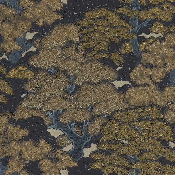 Rasch Green, Taiheiyo Moss Ancient forest Vinyl Wallpaper 57.5 sq ft